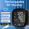 Blood Pressure Monitor Rechargeable Wrist Blood Pressure Monitor Digital 2 x 99 Memory Storage Measurement BP Machine Heart Rate Pulse Monitor
