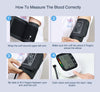 Blood Pressure Monitor Hypertension Measurement Tool LCD Battery & DC Powered Portable Digital Upper Arm