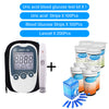 Blood Sugar Monitor 2-in-1 Uric Acid & Diabetes Gout Tester Blood Sugar Test Kit Test Strips & Uric Acid Strips